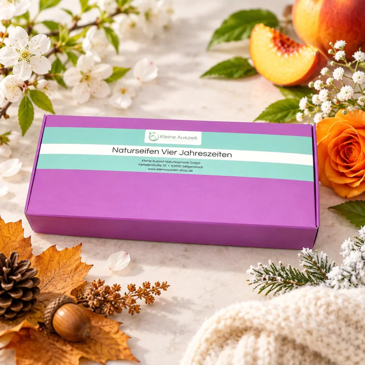 Geschenkbox Naturseifen Vier Jahreszeiten – Bild 5