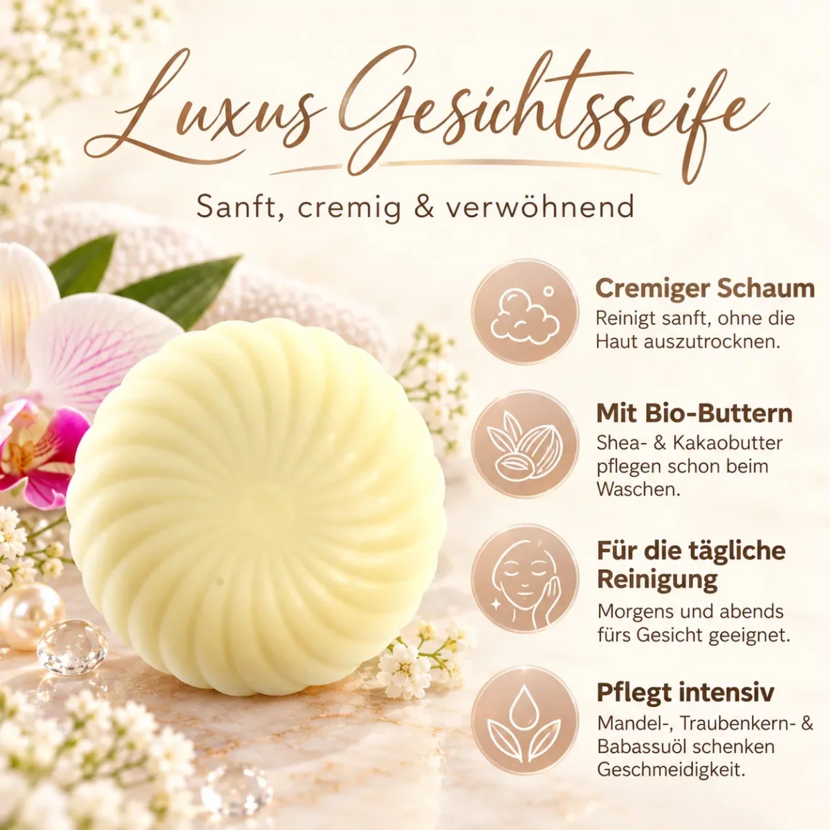 Luxus Gesichtsseife – Bild 4