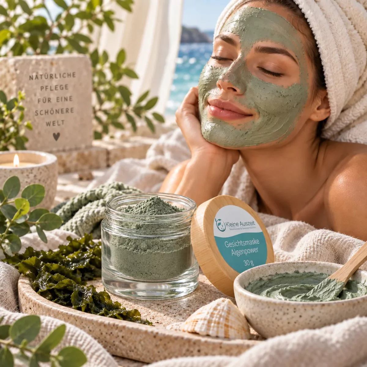 Gesichtsmaske Algenpower – Bild 3