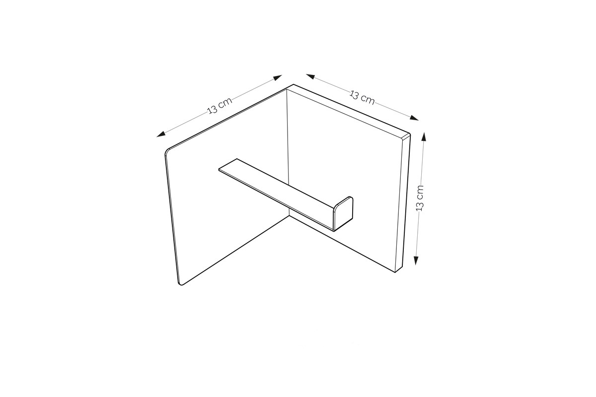 Toilettenpapier Halter TU5 braun – Bild 5