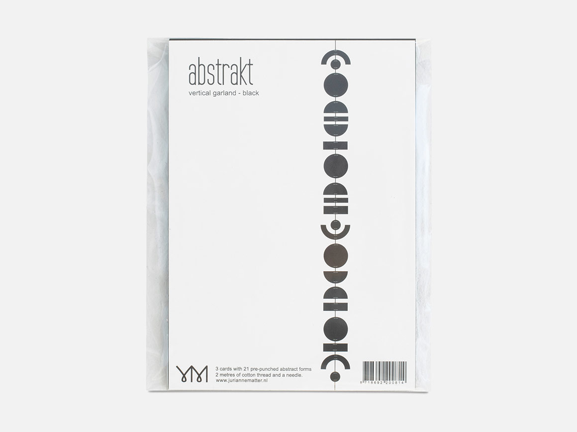 Abstrakt Girlande black – Bild 6