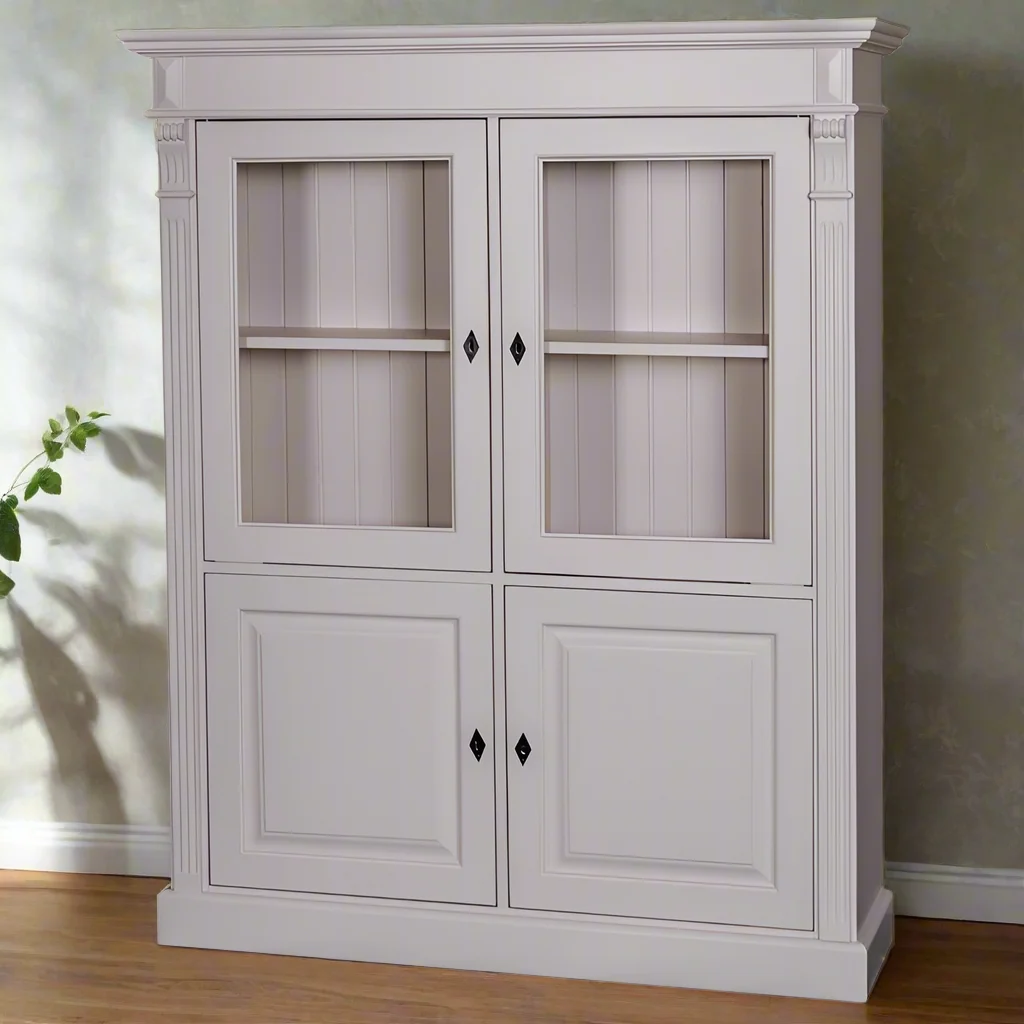 "Clay" - Eleganter Vertiko, Halbschrank im Landhausstil im Gründerzeitstil – Bild 4