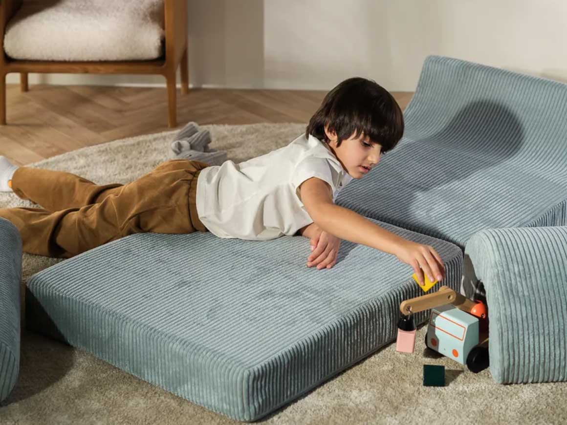 Flipster Kindersessel cord Pfefferminzgrün – Bild 7