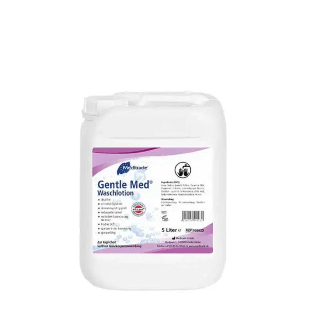Gentle Med Waschlotion PH-Neutral, Alkalifrei 1000 ml Flasche – Bild 5