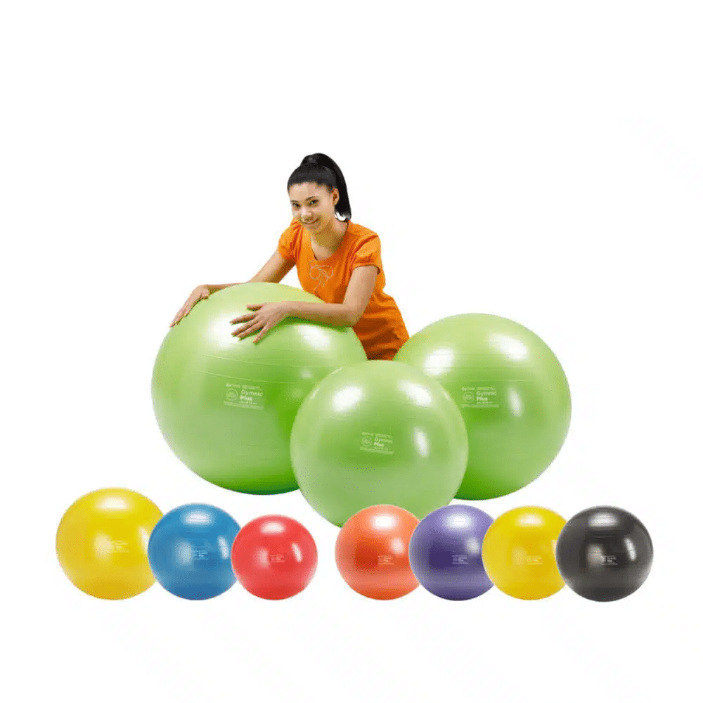 Gymnic Plus Ball – 65 cm, Blau, Ideal für Sport und Physiotherapie 1 Ball – Bild 5