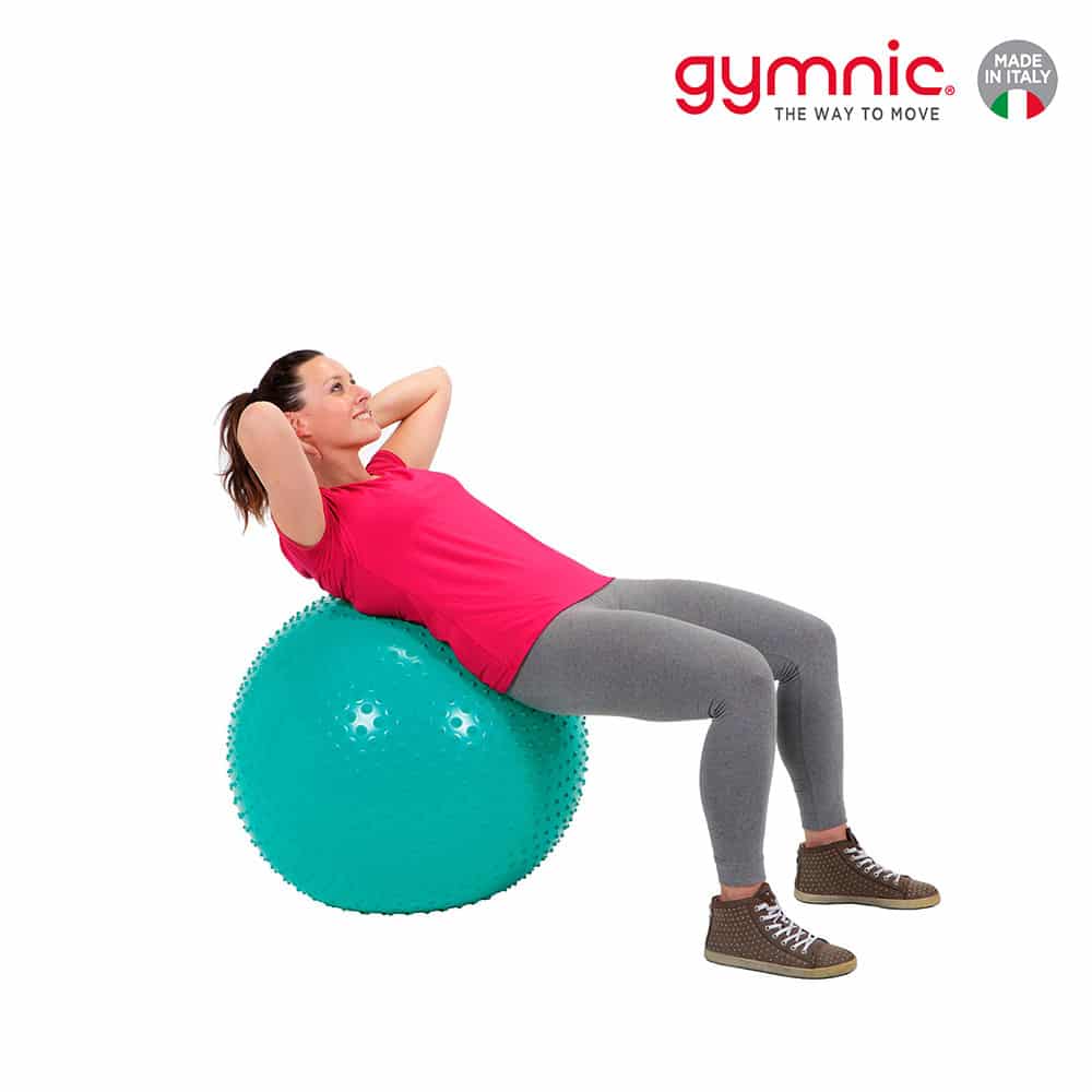 Gymnic Therasensory Ball – 65 cm, Grün, mit sensorischen Oberfläche 1 Ball – Bild 3