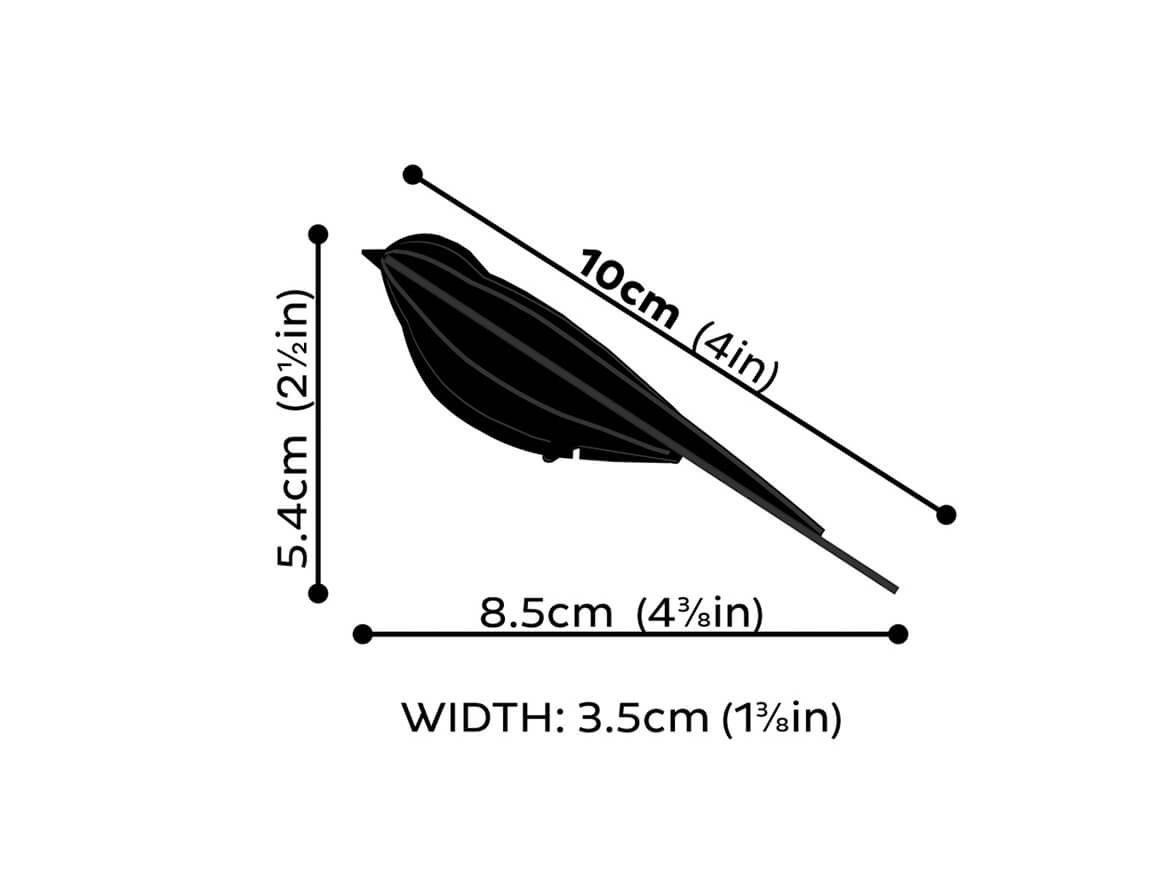 Lovi Schwalbe 10 cm, black – Bild 5