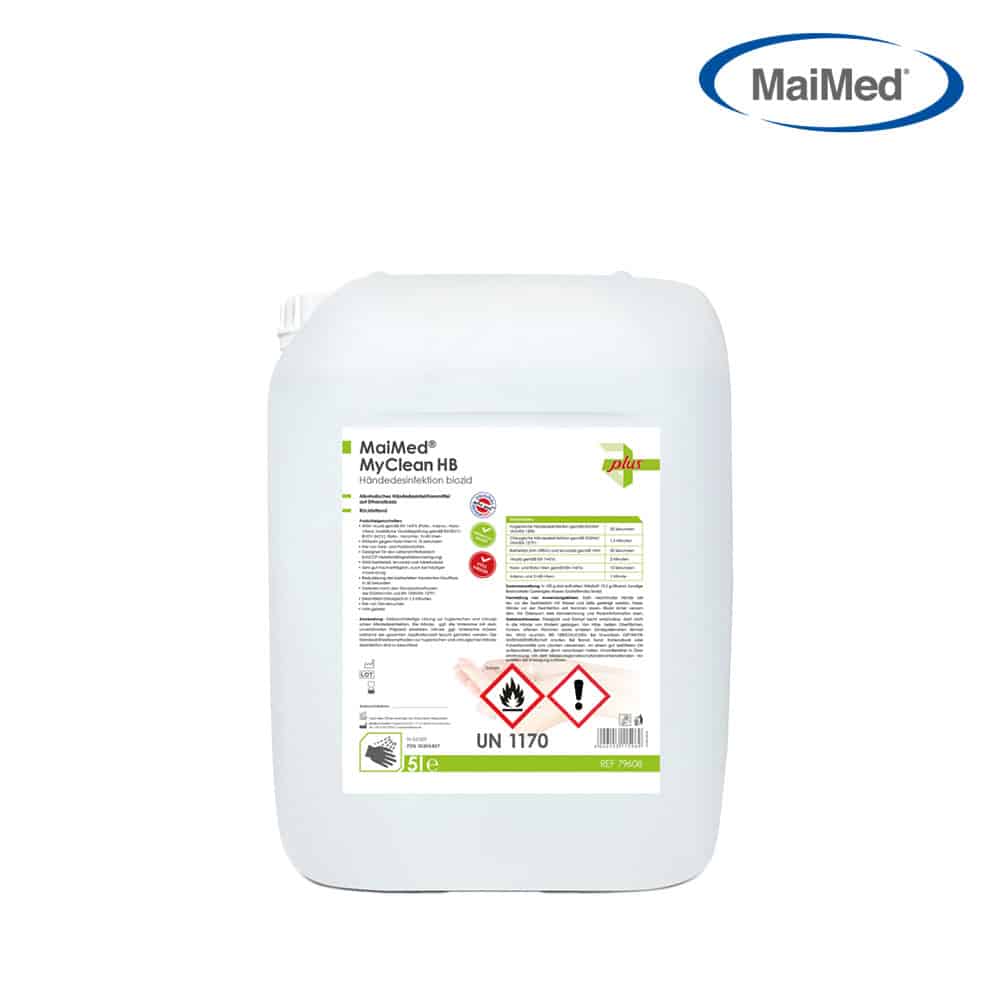 MaiMed MyClean HB alkoholisches Händedesinfektionsmittel 5000ml Flasche – Bild 2