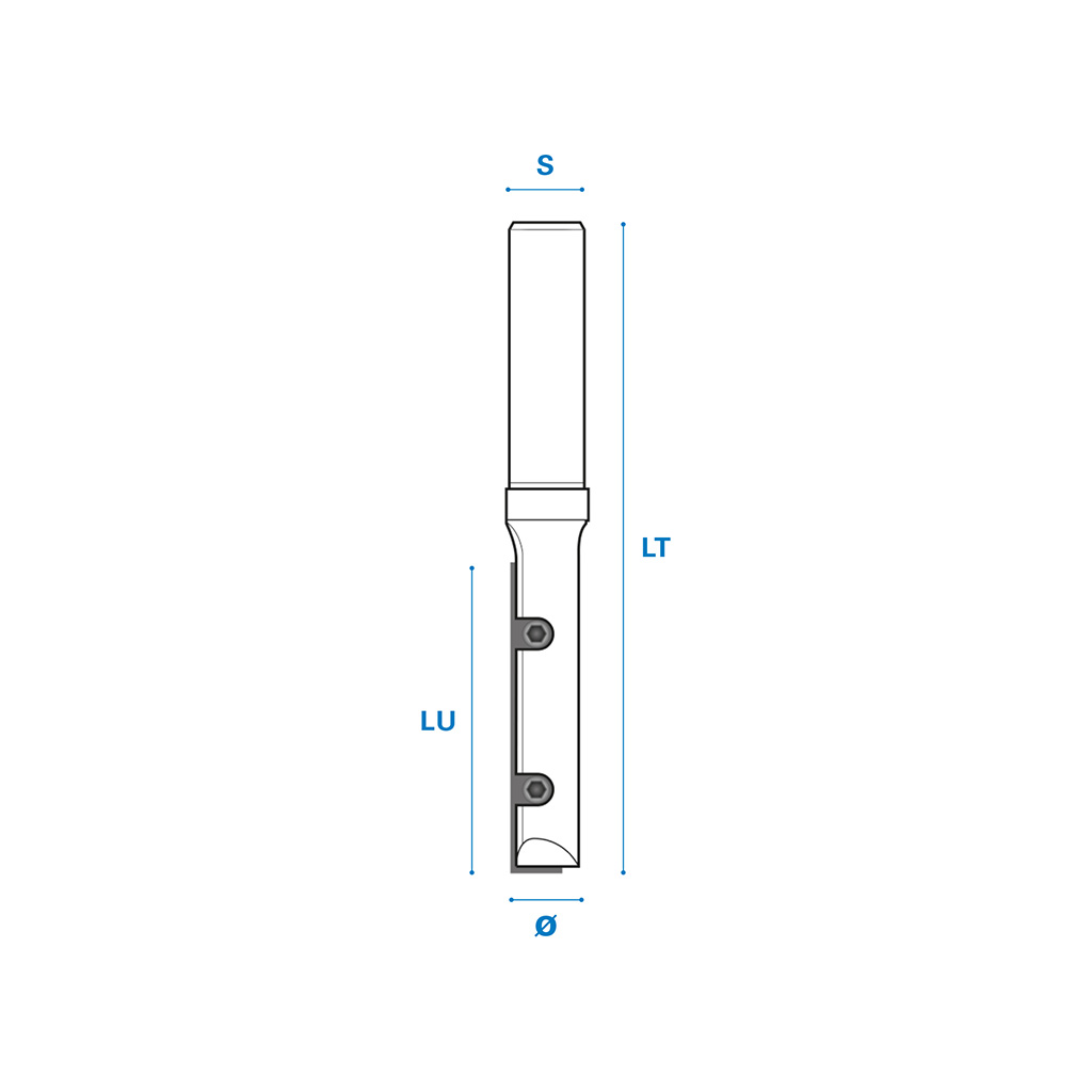 Nutfräser mit Wendemesser Ø 10mm – Bild 4