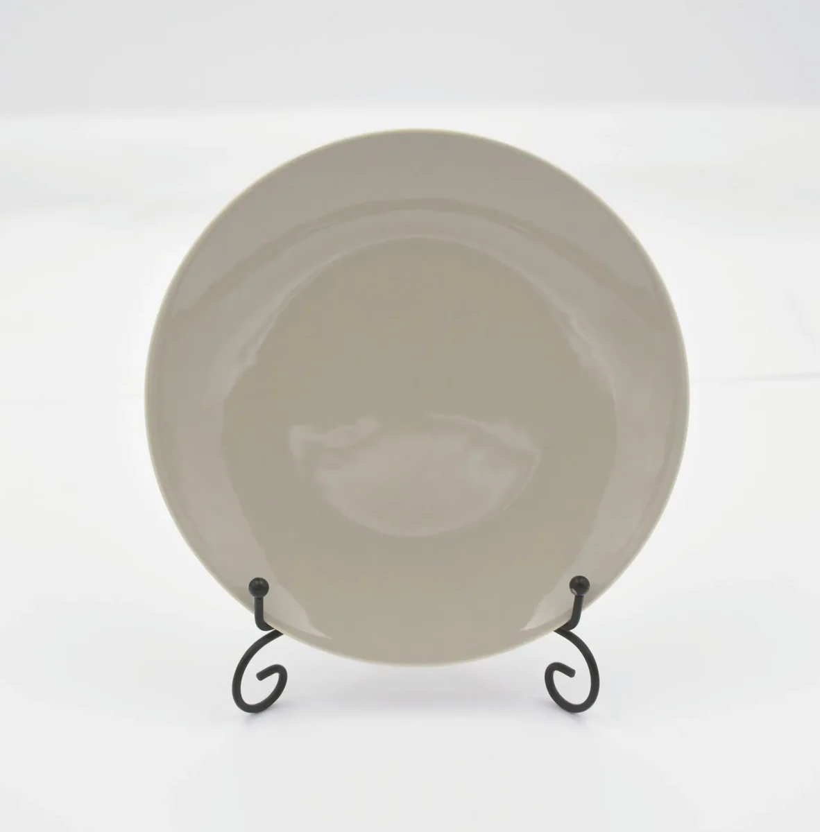 Teller passend zu Apilco Flora, 21cm. Grau, ohne Platinrand – Bild 4
