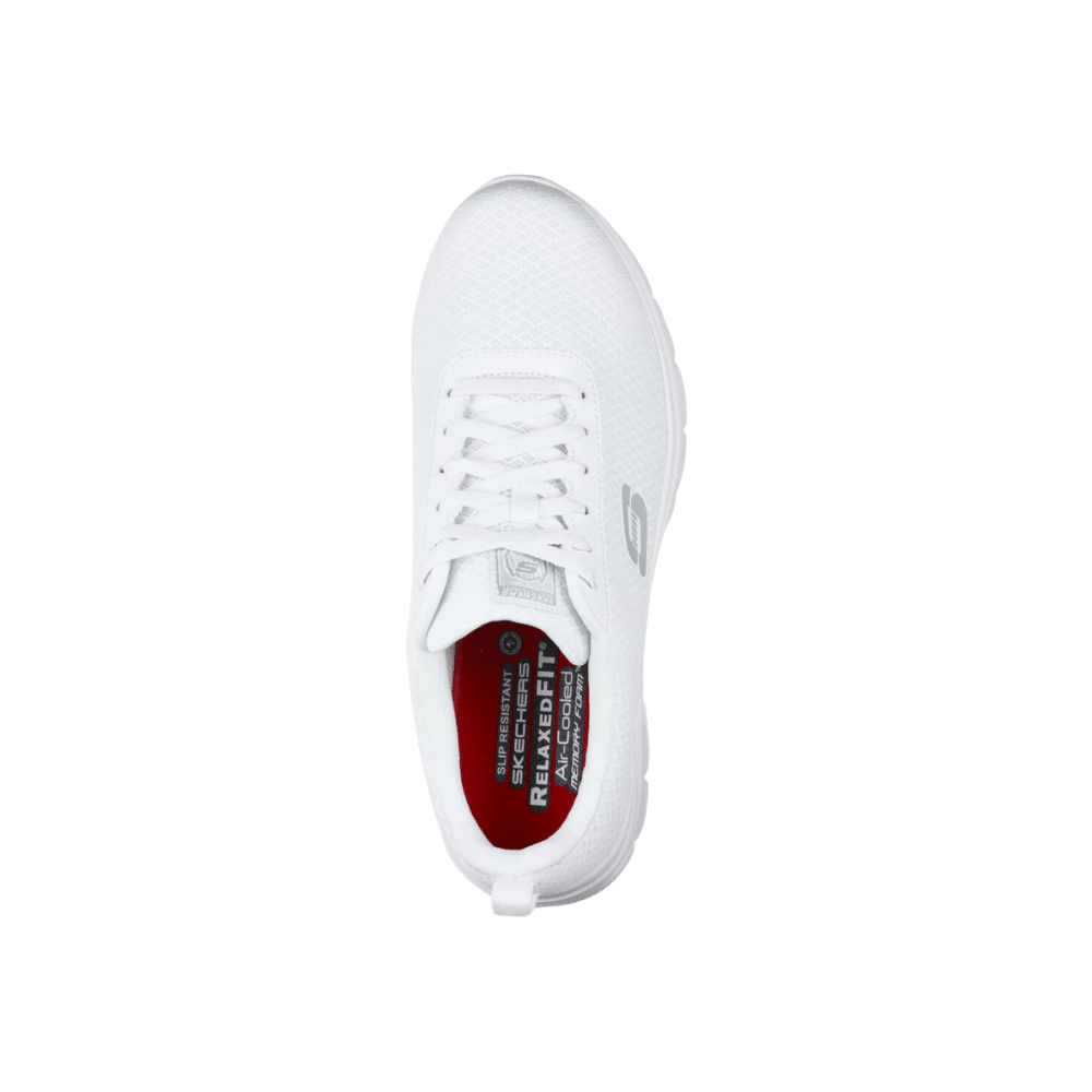 SKECHERS-WORK Herren-Berufsschuhe Relaxed Fit Flex Advantage – Bendon SR – weiß – Bild 4