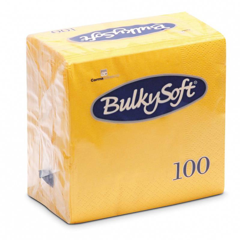 Servietten BulkySoft gelb, 24×24 cm – Bild 2