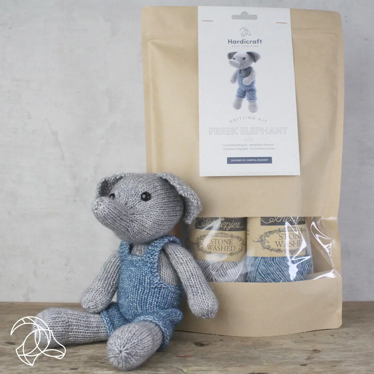 Freek Elefant – Strickset (Hardicraft) – Bild 3