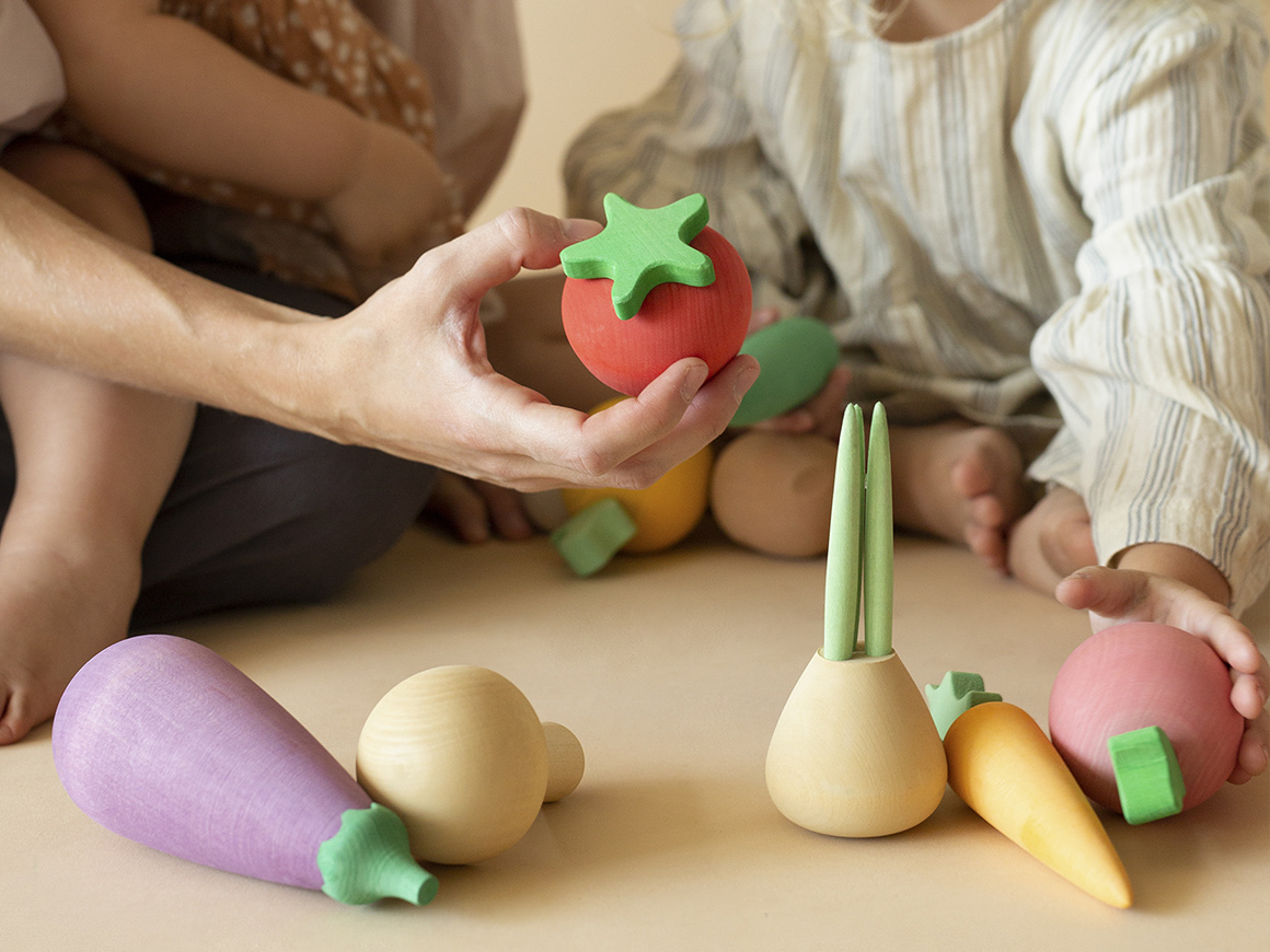 „Vegetables Set“ Holzspiel Gemüse, RADUGA GREZ – Bild 4
