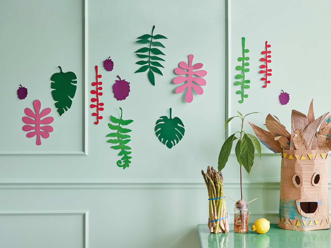 Tropical Leaves Pop out, Wanddeko – Bild 2